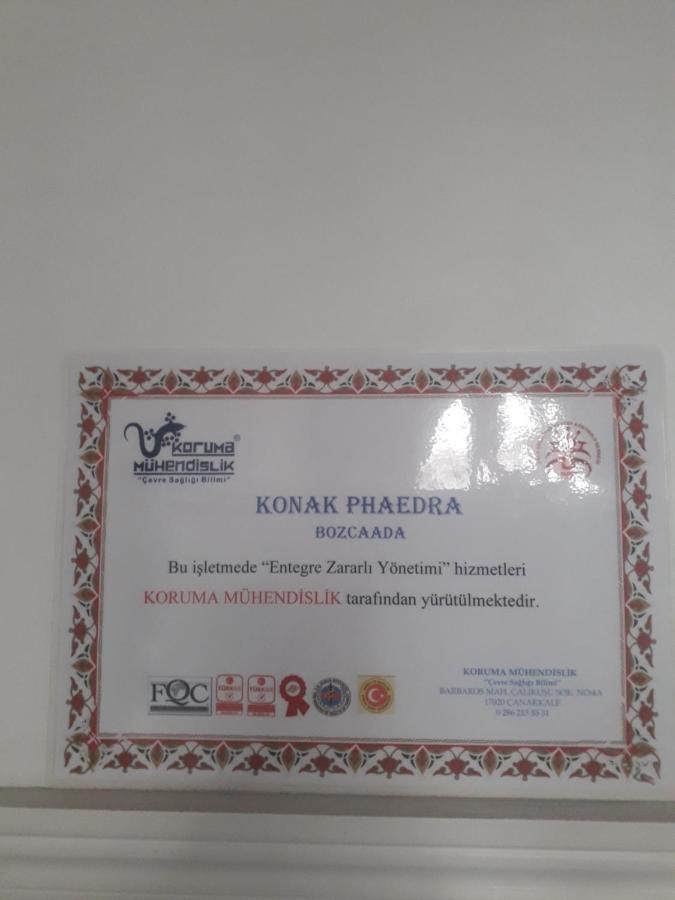 Konak Phaedra Bozcaada Dış mekan fotoğraf